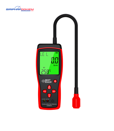 Máy dò khí dễ cháy SMARTSENSOR AS8800C (5ppm, 0-52℃) 2 Máy dò khí dễ cháy SMARTSENSOR AS8800C (5ppm, 0-52℃)