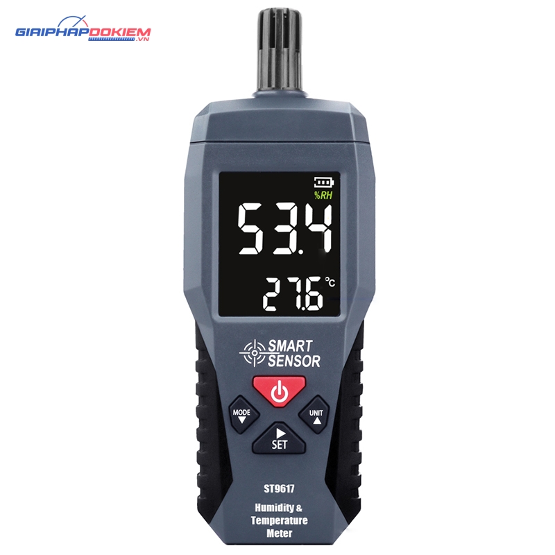 Máy đo nhiệt độ độ ẩm SMARTSENSOR ST9617 (-10~50℃/±1℃, 5%~98%RH/±3%RH) 1 Máy đo nhiệt độ độ ẩm SMARTSENSOR ST9617 (-10~50℃/±1℃, 5%~98%RH/±3%RH)