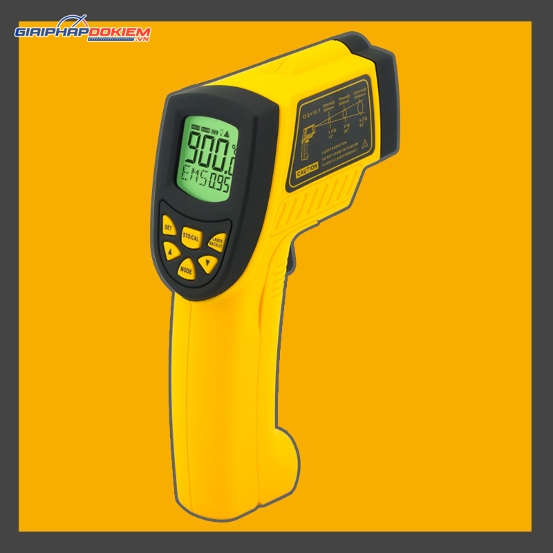 Máy đo nhiệt độ hồng ngoại SMARTSENSOR AR862A+ (-50~900℃, ±1.5℃) 1 Máy đo nhiệt độ hồng ngoại SMARTSENSOR AR862A+ (-50~900℃, ±1.5℃)