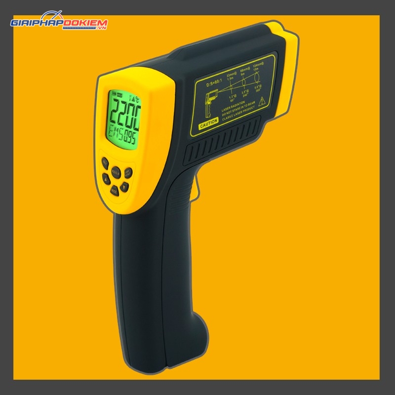 Máy đo nhiệt độ hồng ngoại SmartSensor AR892+ (200℃~1850℃, RS232, lưu dữ liệu) 1 Máy đo nhiệt độ hồng ngoại SmartSensor AR892+ (200℃~1850℃, RS232, lưu dữ liệu)