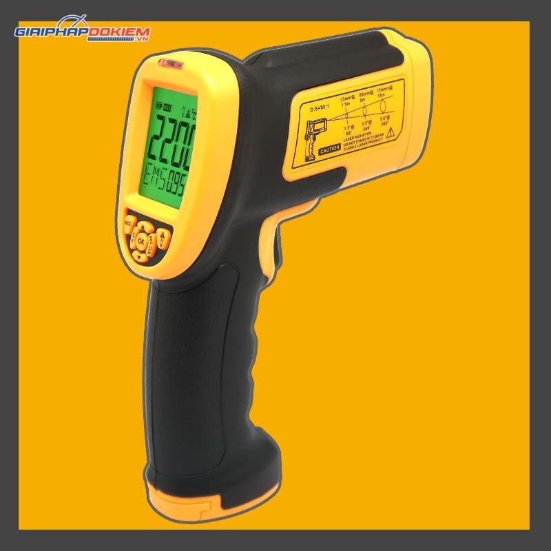 Máy đo nhiệt độ hồng ngoại SMARTSENSOR AS892 (200℃ - 2200℃, ±2℃) 1 Máy đo nhiệt độ hồng ngoại SMARTSENSOR AS892 (200℃ – 2200℃, ±2℃)