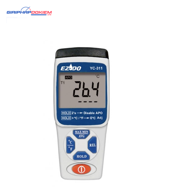 Máy đo nhiệt độ loại K cầm tay EZDO YC-311 (1 kênh, -200°C đến +1372°C) 1 Máy đo nhiệt độ loại K cầm tay EZDO YC-311 (1 kênh, -200°C đến +1372°C)