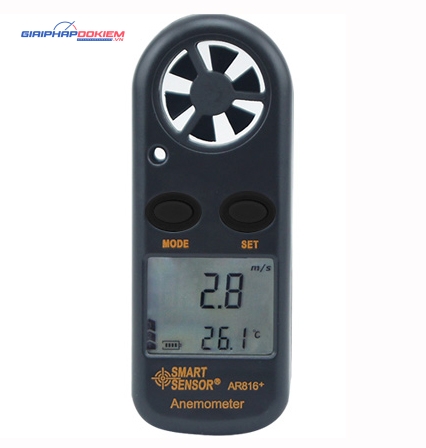 Máy đo tốc độ gió SMARTSENSOR AR816+ (0.3~30m/s; 0~45℃) 1 Máy đo tốc độ gió SMARTSENSOR AR816+ (0.3~30m/s; 0~45℃)