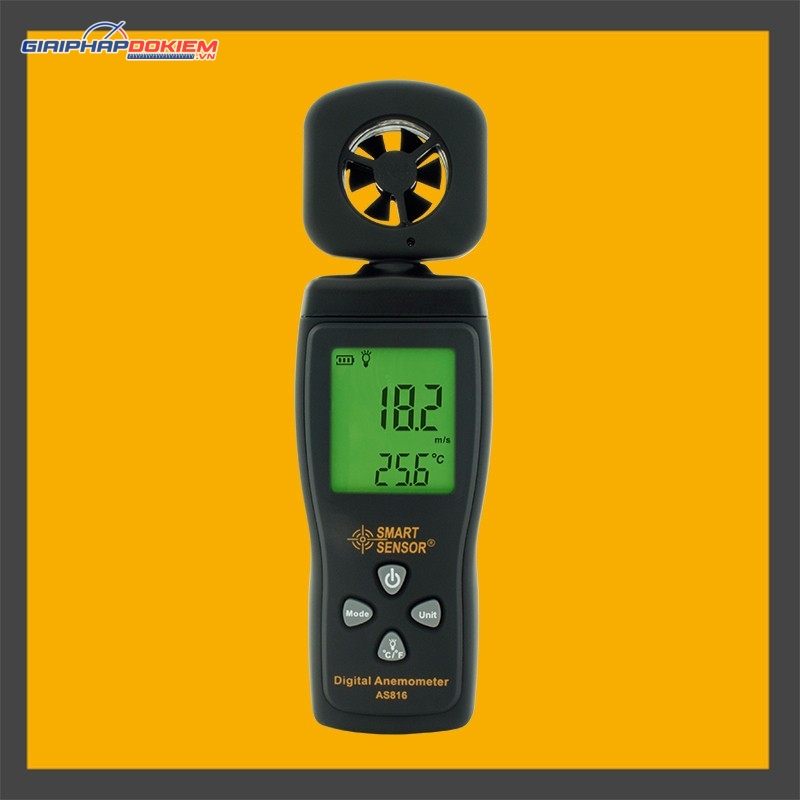 Máy đo tốc độ gió SMARTSENSOR AS816 (0.3~30m/s; ±5% + 0.1) 1 Máy đo tốc độ gió SMARTSENSOR AS816 (0.3~30m/s; ±5% + 0.1)