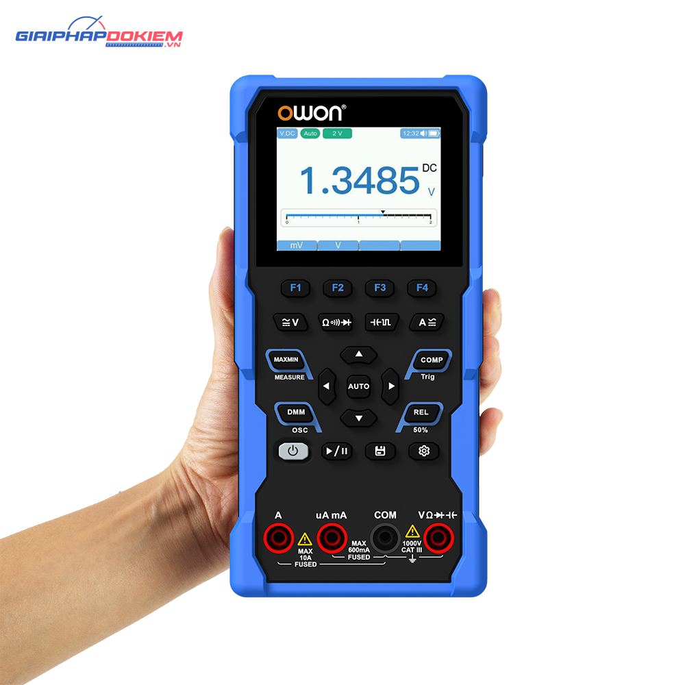 Máy hiện sóng cầm tay đa năng OWON HDS160 (1Mhz, 1000VDC, 750VAC, 10ADC, 10AAC) 1 Máy hiện sóng cầm tay đa năng OWON HDS160 (1Mhz, 1000VDC, 750VAC, 10ADC, 10AAC)