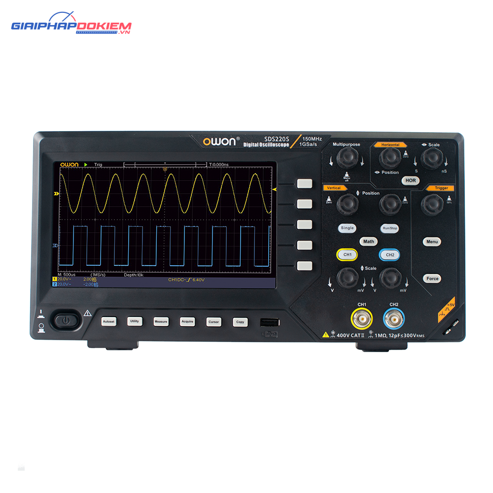 Máy hiện sóng số OWON SDS210S (100MHz, 2CH, 1GS/s) 1 Máy hiện sóng số OWON SDS210S (100MHz, 2CH, 1GS/s)