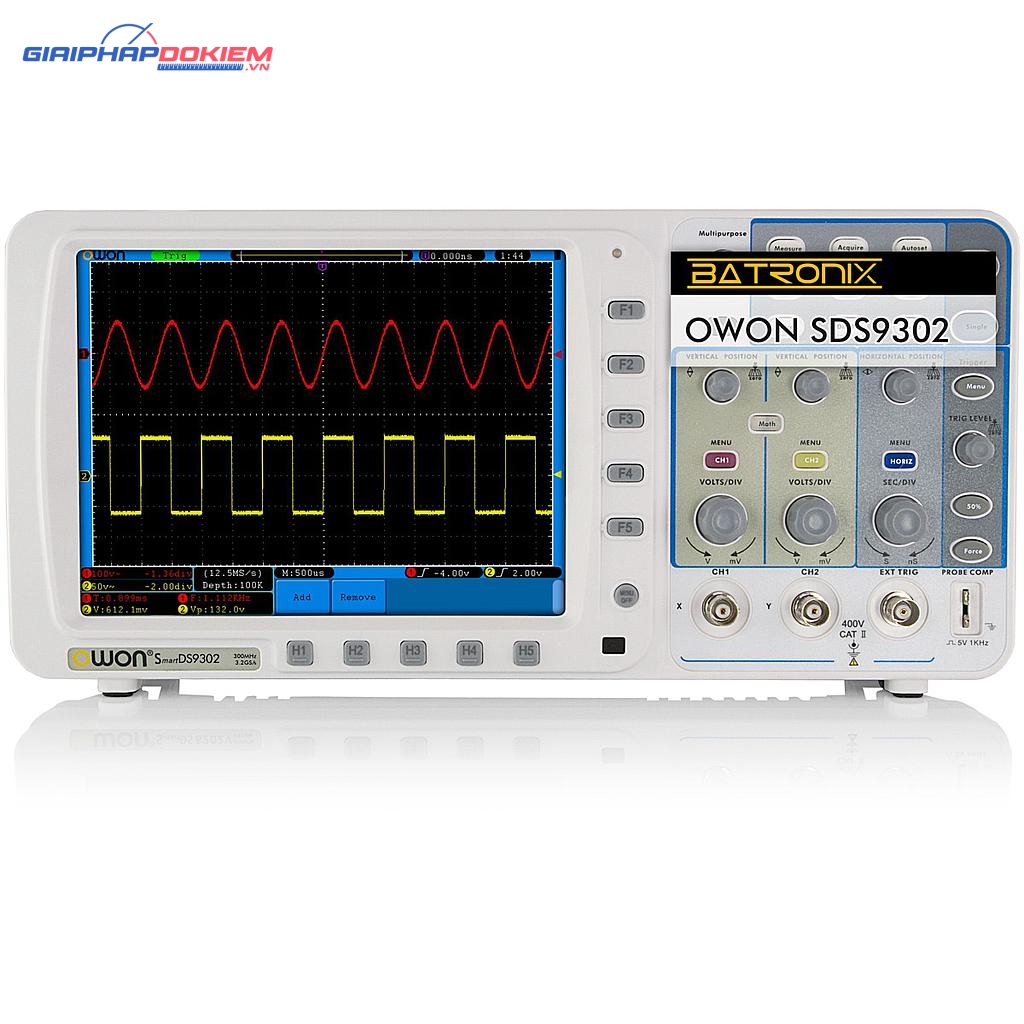 Máy hiện sóng số OWON SDS9302 (300MHz, 3.2GSa/s, 2 kênh) 1 Máy hiện sóng số OWON SDS9302 (300MHz, 3.2GSa/s, 2 kênh)