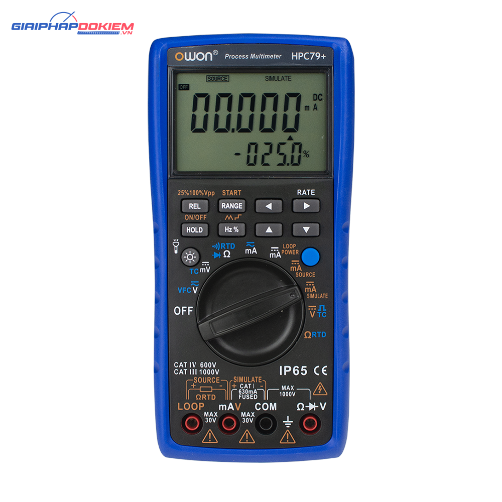 Máy hiệu chuẩn tín hiệu quá trình OWON HPC78+ (6000 counts, 1000VDC, 600 VAC, 600mAAC/DC) 1 Máy hiệu chuẩn tín hiệu quá trình OWON HPC78+ (6000 counts, 1000VDC, 600 VAC, 600mAAC/DC)