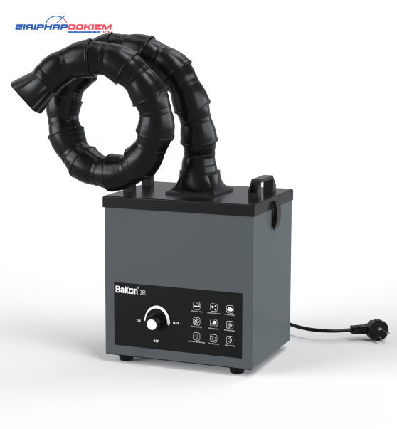 Máy hút khói thiếc Bakon BK261 100W 1 Máy hút khói thiếc Bakon BK261 100W