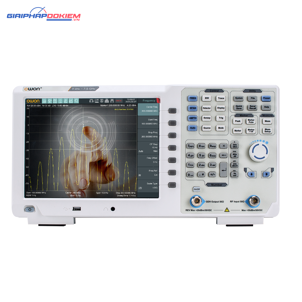Máy phân tích phổ OWON XSA1015P 9 kHz - 1.5 GHz 1 Máy phân tích phổ OWON XSA1015P 9 kHz – 1.5 GHz