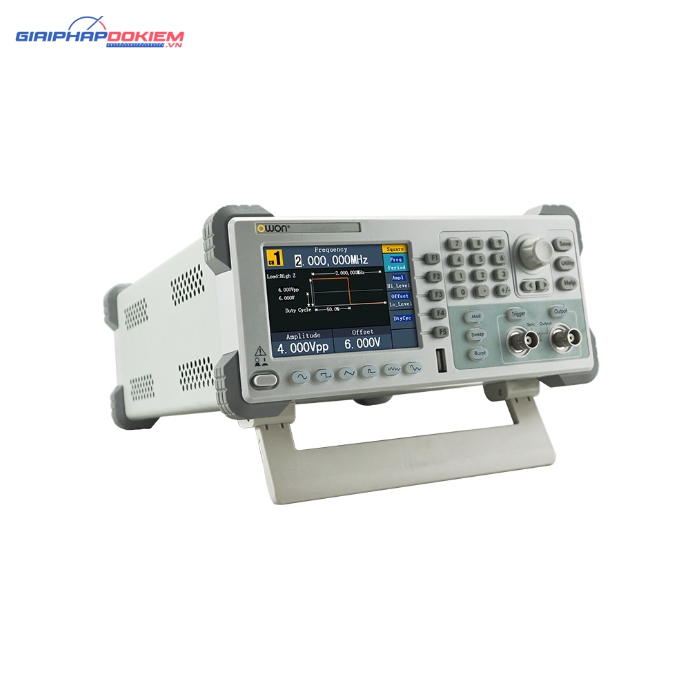 Máy phát xung tùy ý OWON AG1011F 10MHz, 125MS/s, 1 kênh điều chế 1 Máy phát xung tùy ý OWON AG1011F 10MHz, 125MS/s, 1 kênh điều chế