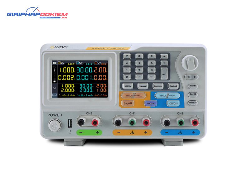 Nguồn một chiều DC OWON ODP3033 (30V, 3A, 3 kênh) 1 Nguồn một chiều DC OWON ODP3033 (30V, 3A, 3 kênh)