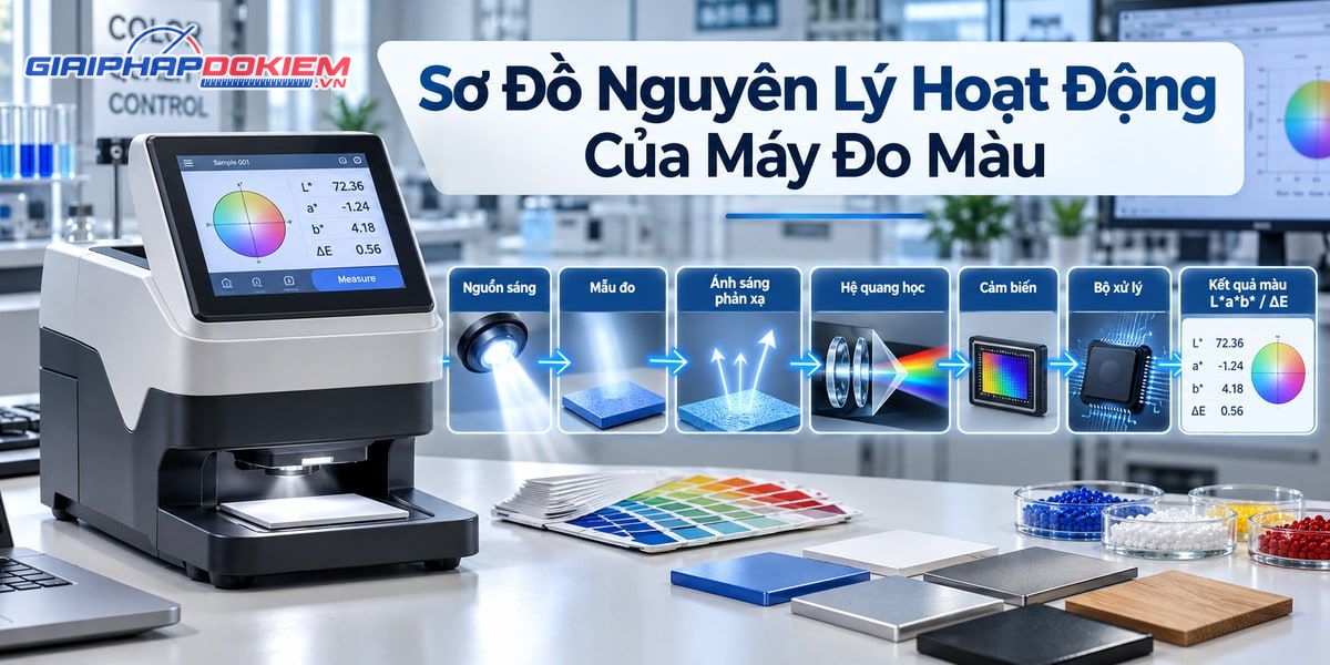 Nguyên Lý Máy Đo Màu Là Gì? Cách Máy Đo Màu Hoạt Động Chi Tiết 13 Sơ đồ nguyên lý máy đo màu