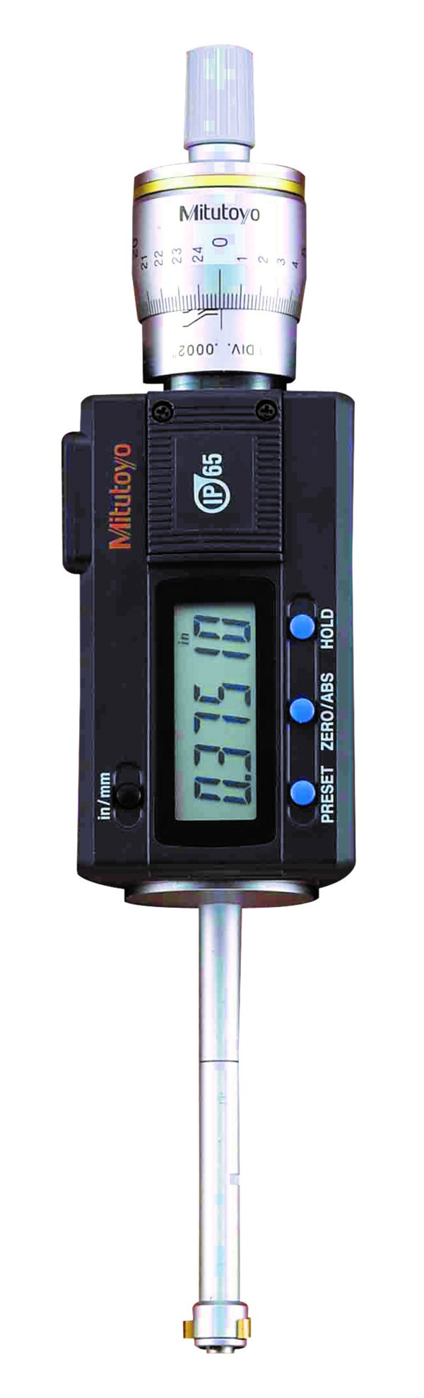 Panme Đo Lỗ 3 Chấu Điện Tử Metric, 0,275-0,35", IP65, TIN Mitutoyo 468-261 15 panme do lo 468 263