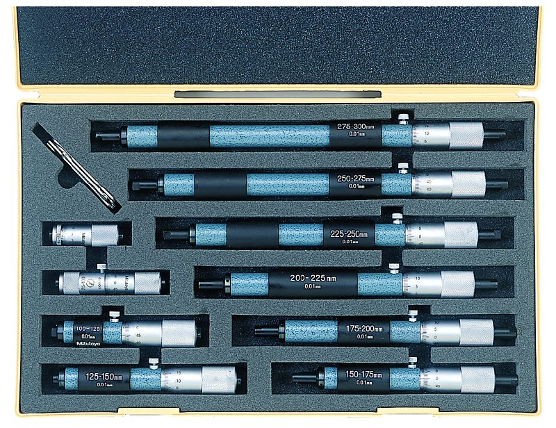 Panme đo trong dạng thanh nối Cơ Khí 2-6" (4 pcs.) Mitutoyo 133-903 6 Micrometer đo trong