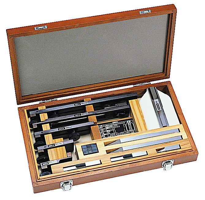 Phụ kiện Căn Mẫu Thép, Giá Đỡ Khối Đo Mitutoyo 619009 6 Phụ kiện khối chuẩn 100mm