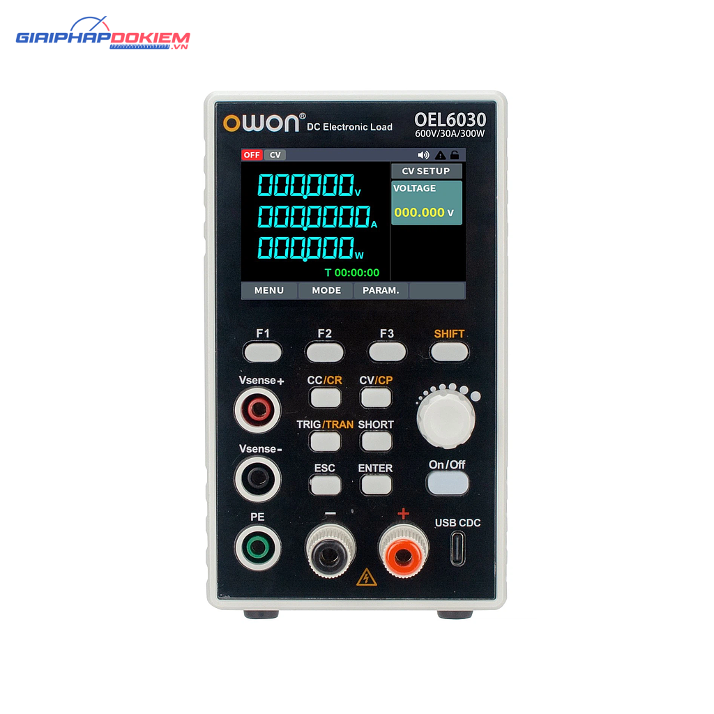 Tải giả điện tử DC OWON OEL6020 (600V, 20A, 300W) 1 Tải giả điện tử DC OWON OEL6020 (600V, 20A, 300W)