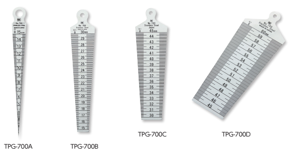 Thước đo khe hở 1-15mm Niigataseiki TPG-700A 4 Thước đo khe hở 1-15mm