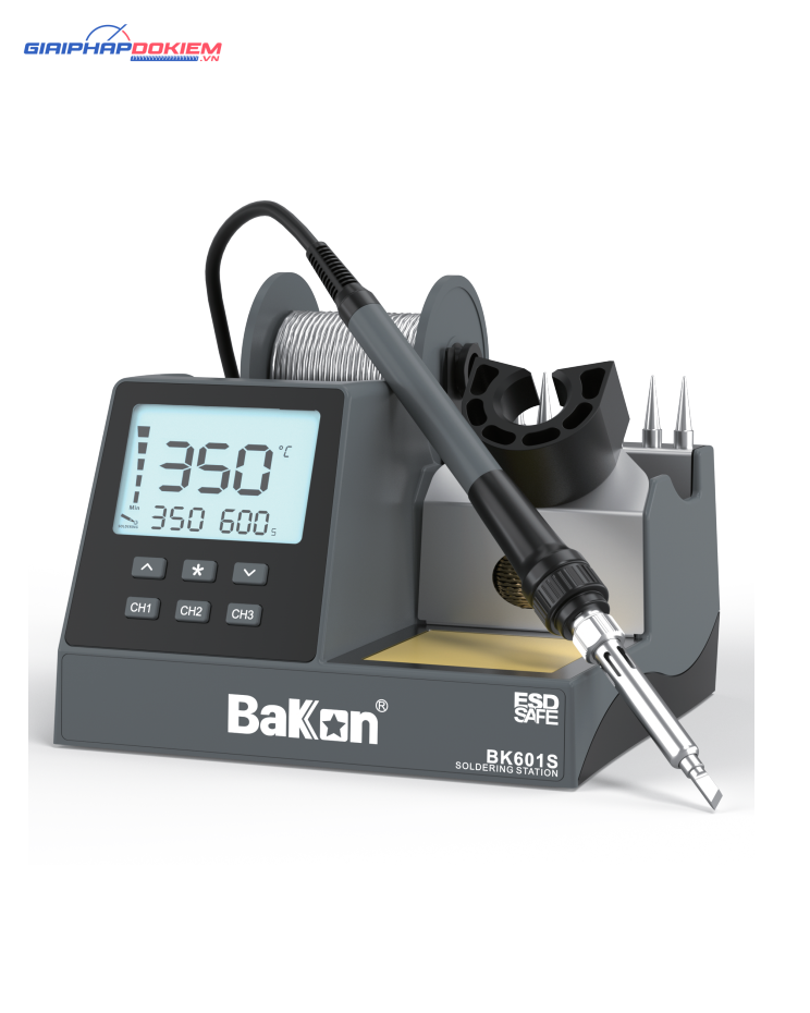 Trạm hàn thiếc Bakon BK601S (200 - 480°C, 90W) 1 Trạm hàn thiếc Bakon BK601S (200 – 480°C, 90W)