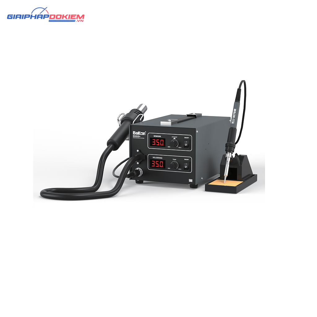 Trạm hàn và tháo hàn Bakon BK852D+ 700W (230V / 50Hz) 1 Trạm hàn và tháo hàn Bakon BK852D+ 700W (230V / 50Hz)